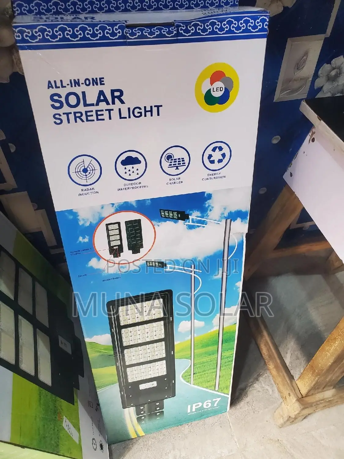 450watts All in One Solar Street Light