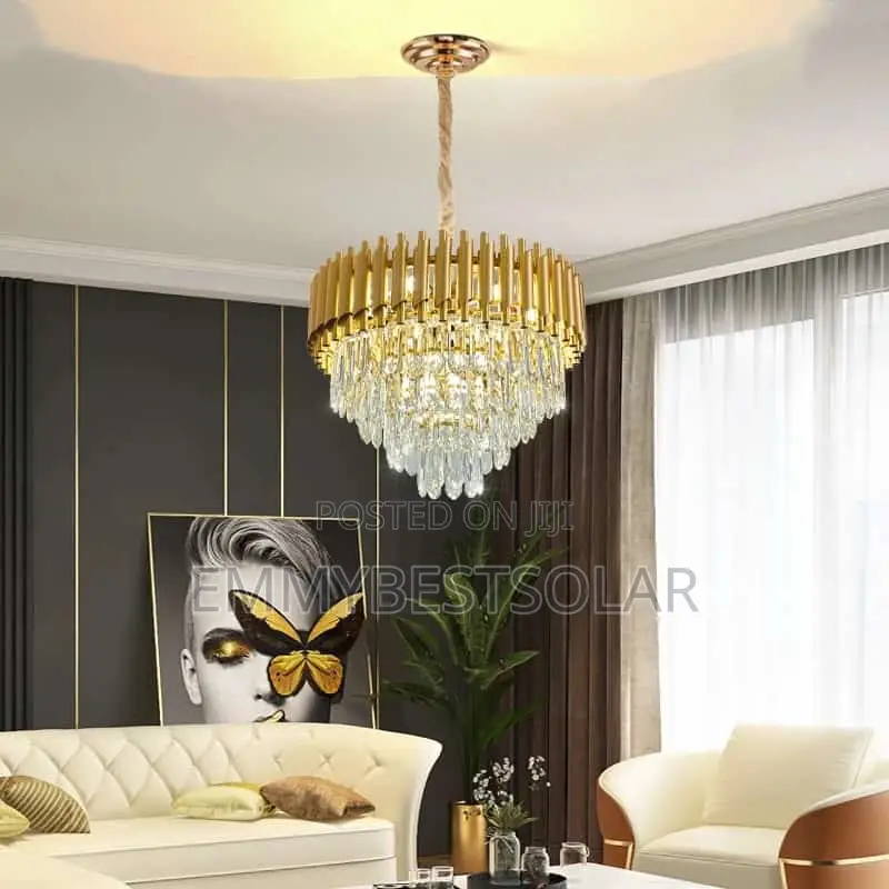 By 500 Led and Bulbs Crystal Chandelier