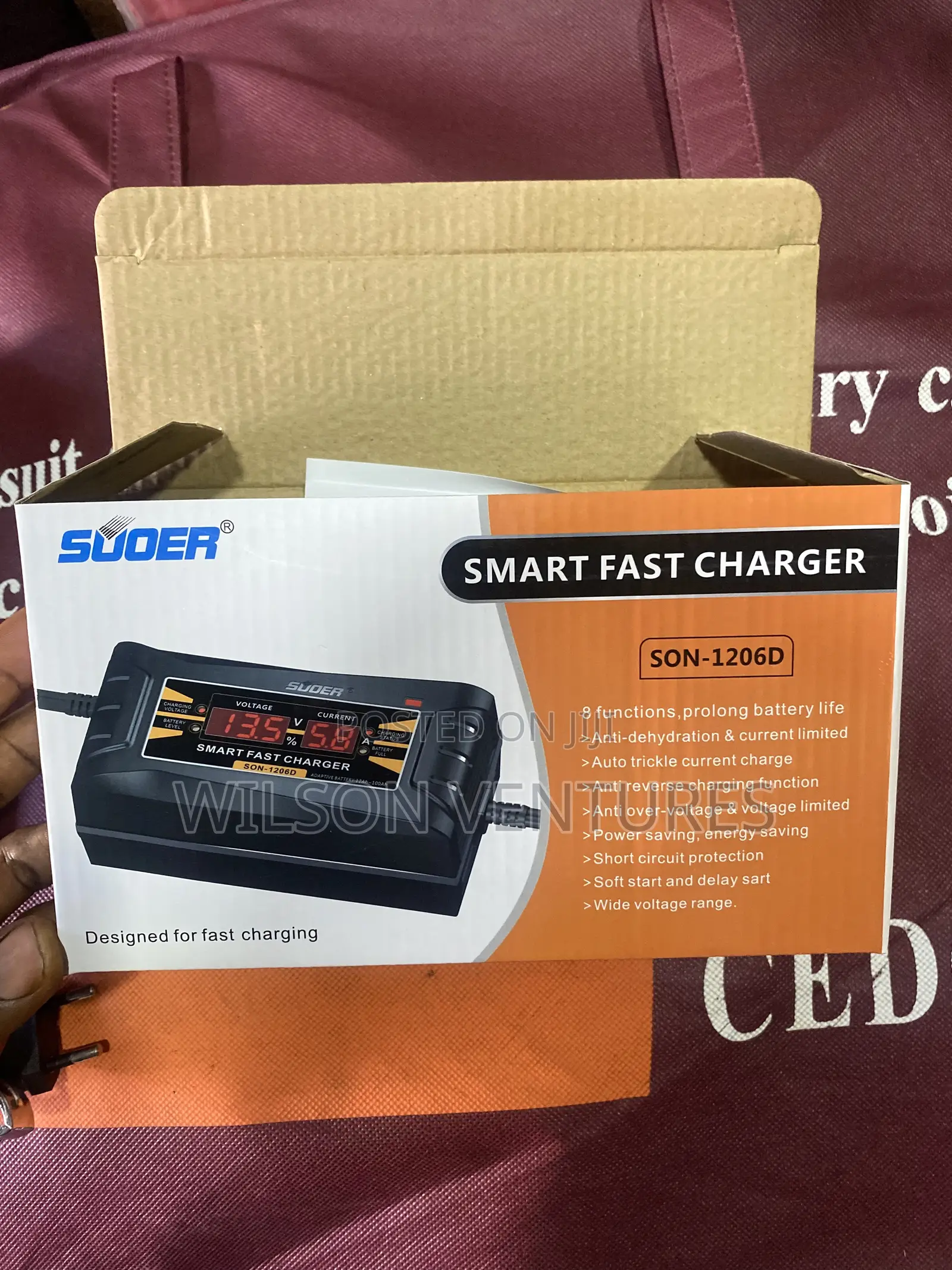 SUOER 12v Smart Battery Charger
