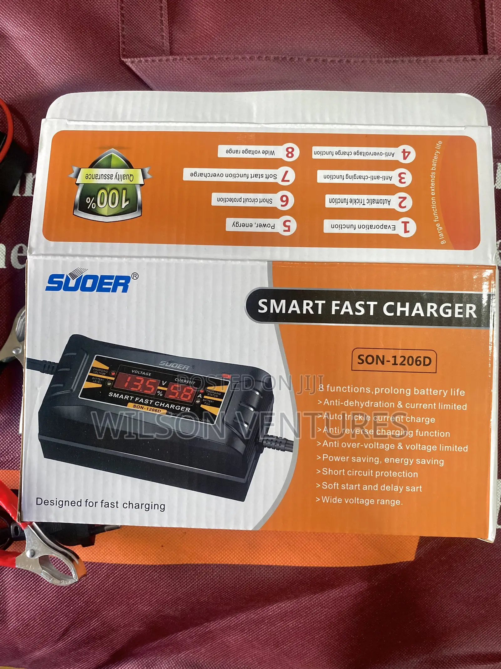 SUOER 12v Smart Battery Charger