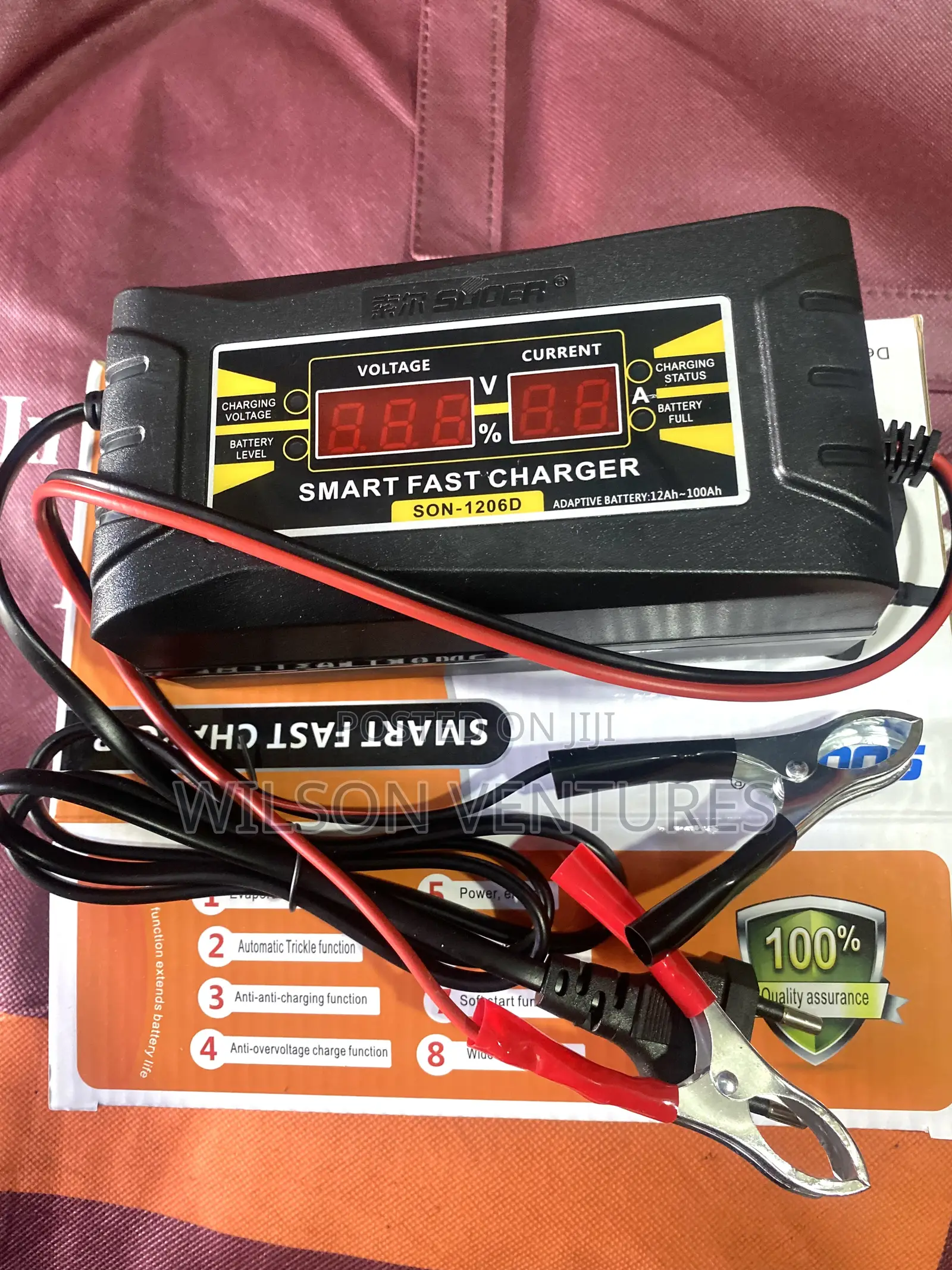 SUOER 12v Smart Battery Charger
