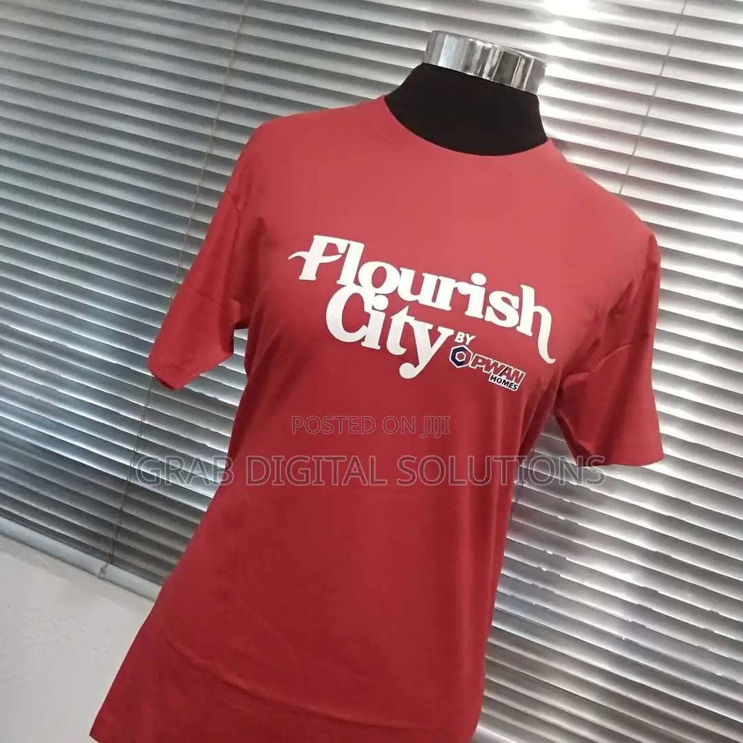 Custom Branded Round Neck T-Shirts Prints for Conferences