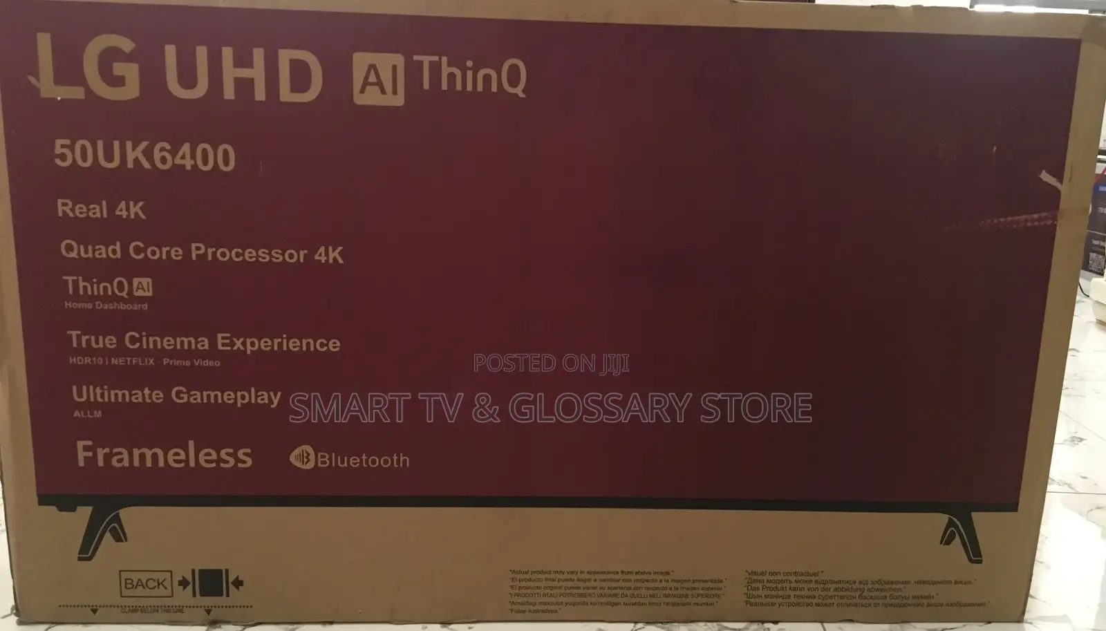 50 Inches With Inbuld Bluetooth Netflix