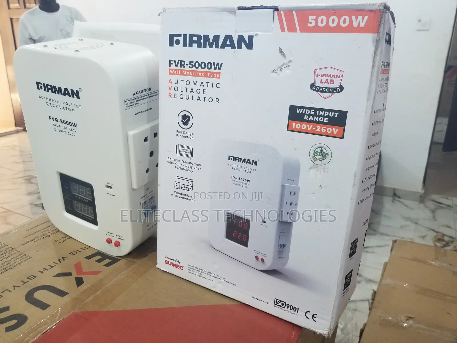 5000W Firman Wall Mounted Stablizer (Super-Power).