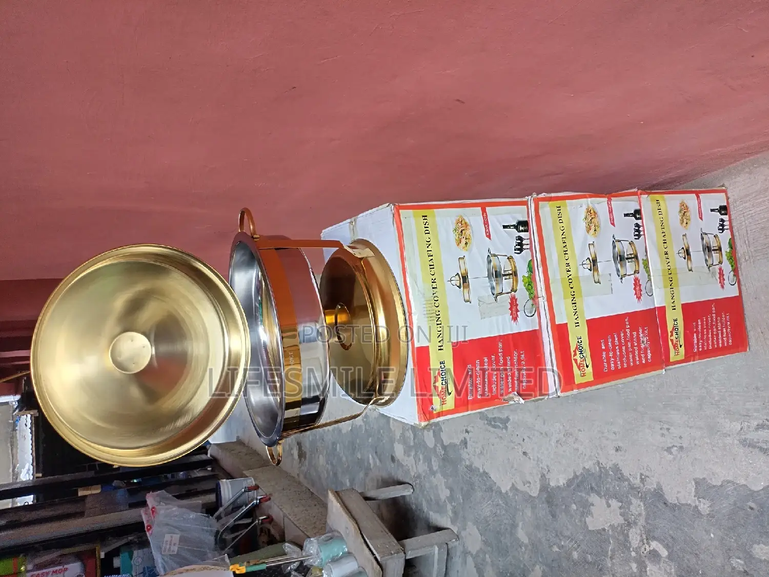 Hanging Chaffing Dishes (Gold)