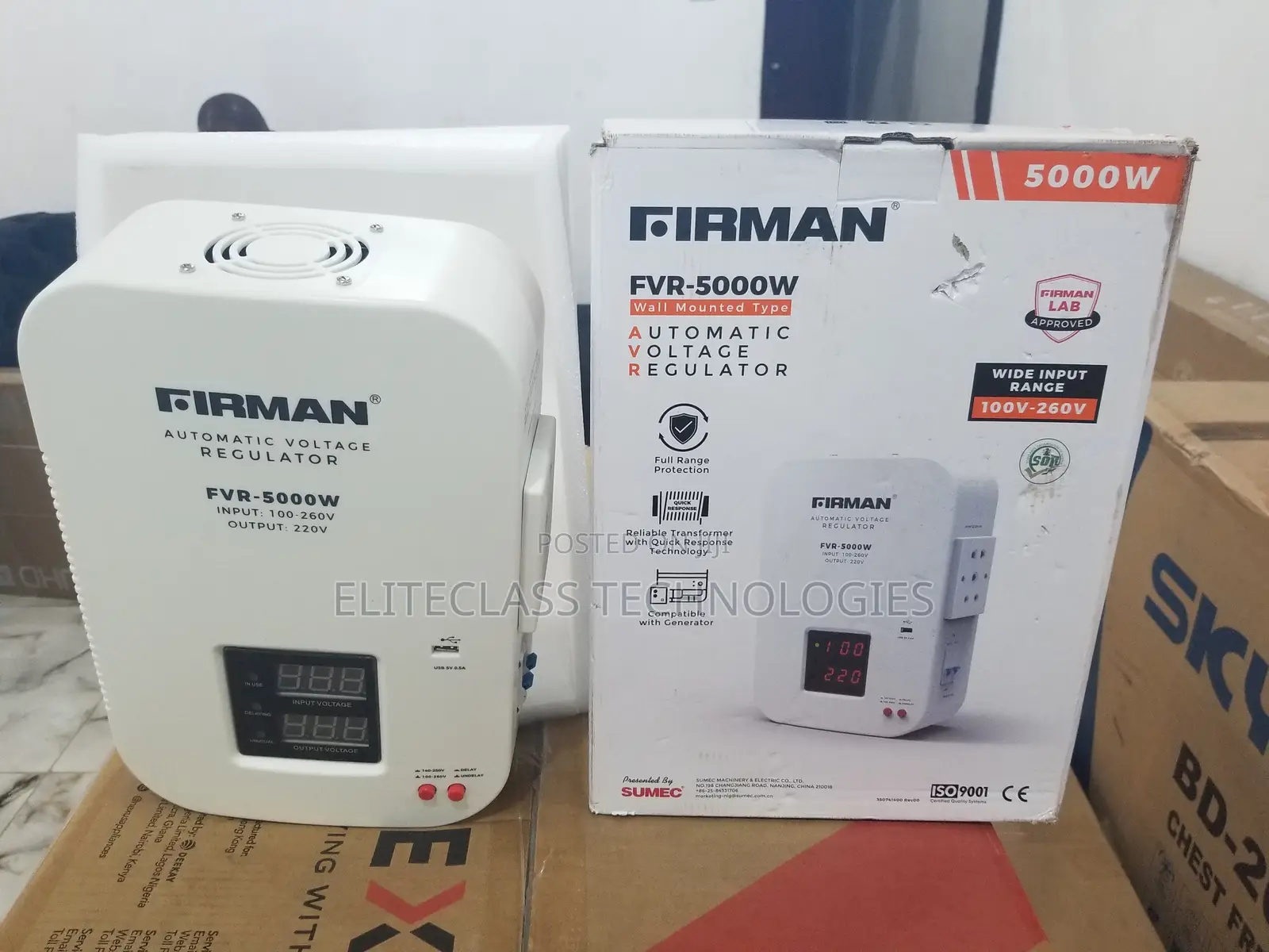 Firman Wall Mounted Stablizer-5000w (Super Power).