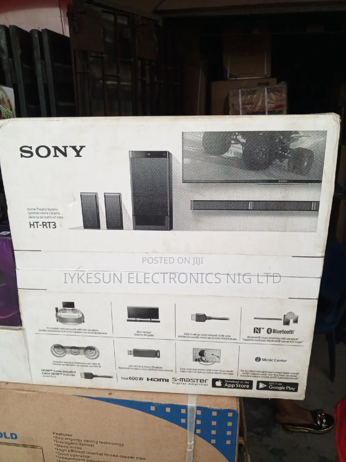 Original SONY HT-RT3 Soundbar Home Theater 600watts Bluetoot
