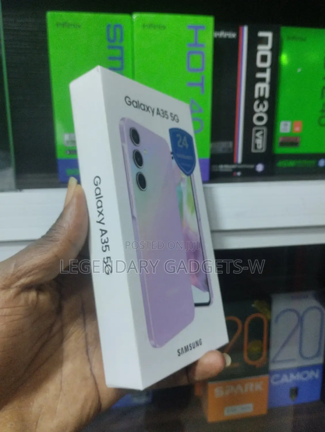 New Samsung Galaxy A35 256 GB Purple