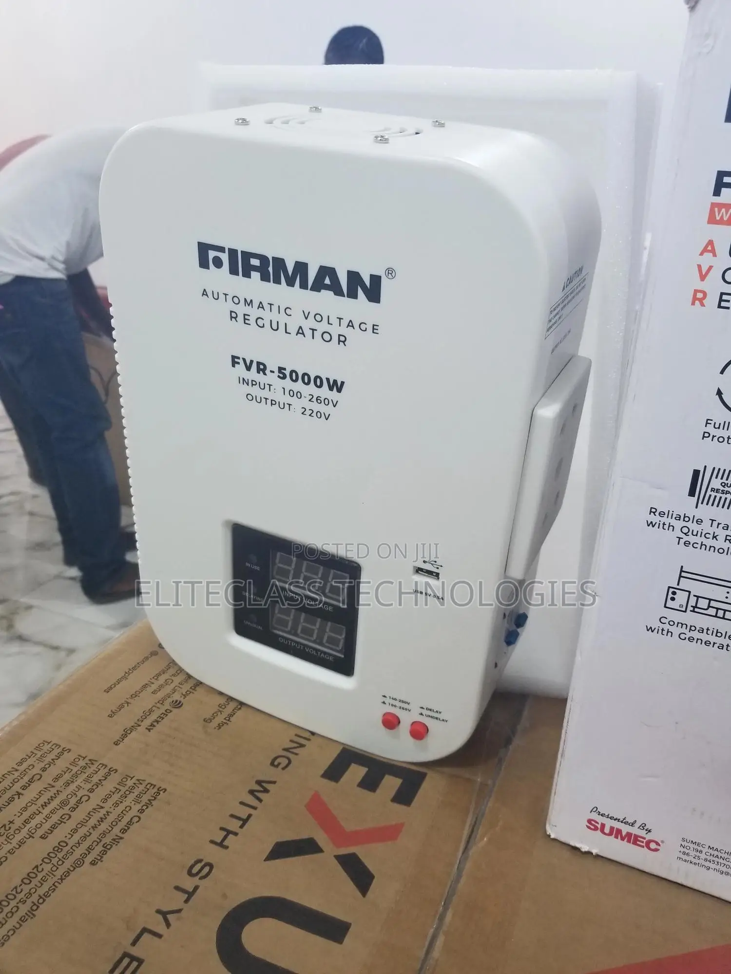 High Quality 5000W Firman Wall Mounted Stablizer.