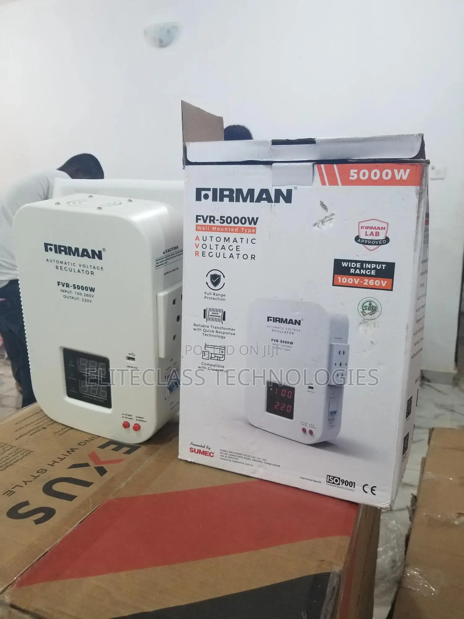 New 5000W Firman Wall Mounted Stablizer.