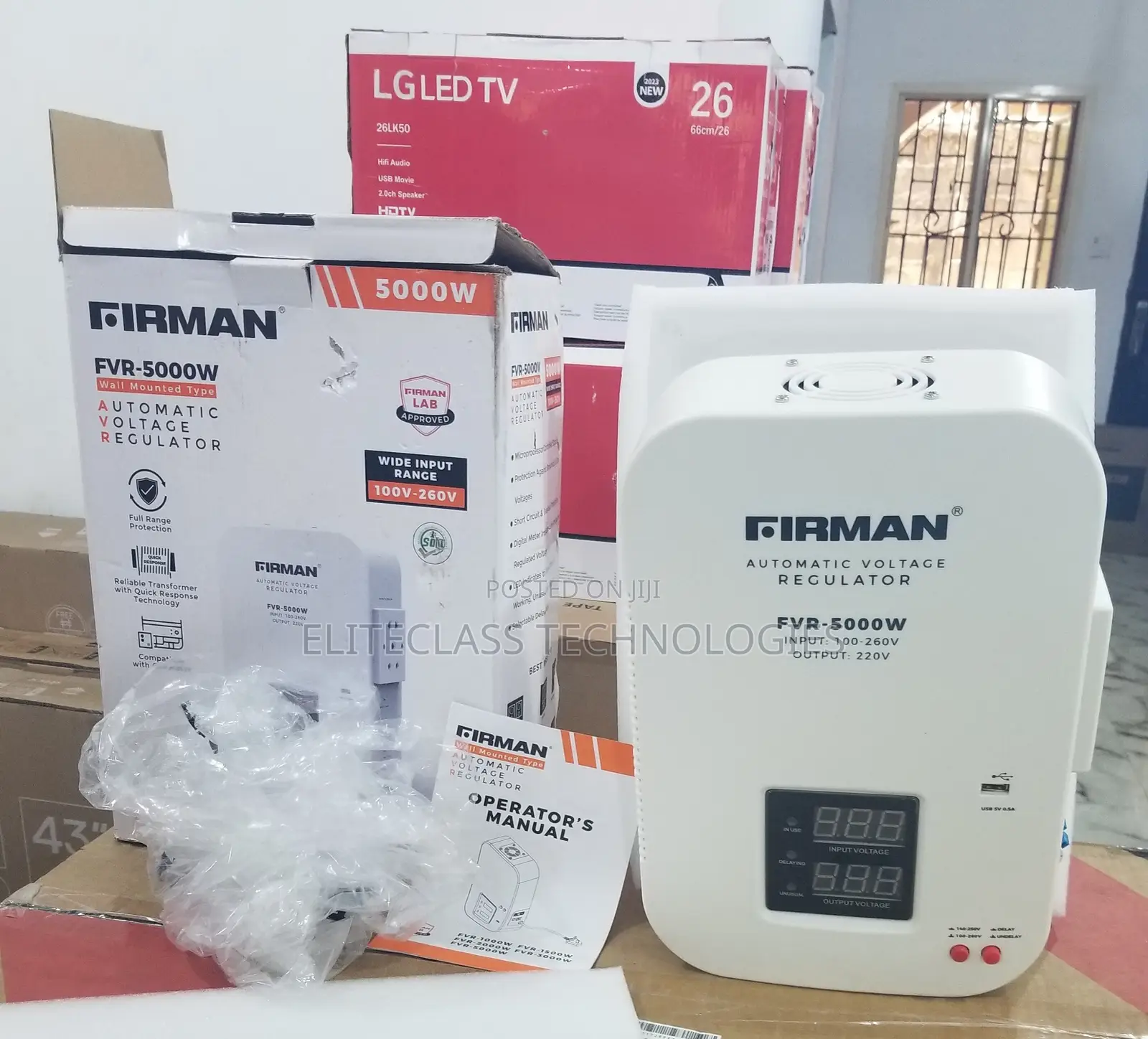 5000W Firman Wall Mounted Stablizer-Original.