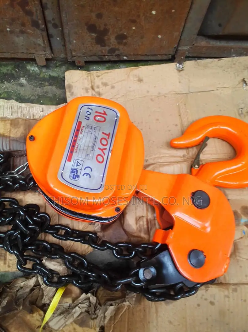 Toyo Chain Block 10tons Heavy Duty