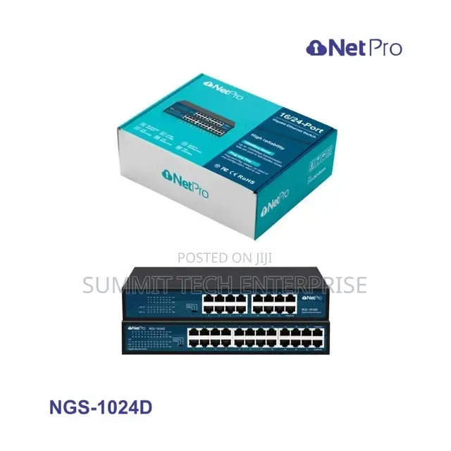 Netpro NGS-1024D 24-Port Full Gigabit Intelligent Ethernet S
