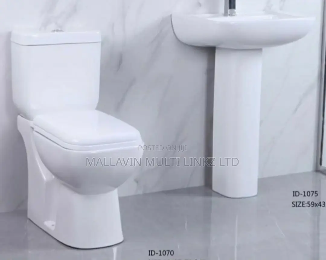 Toilet Seat And Basin Complete Set