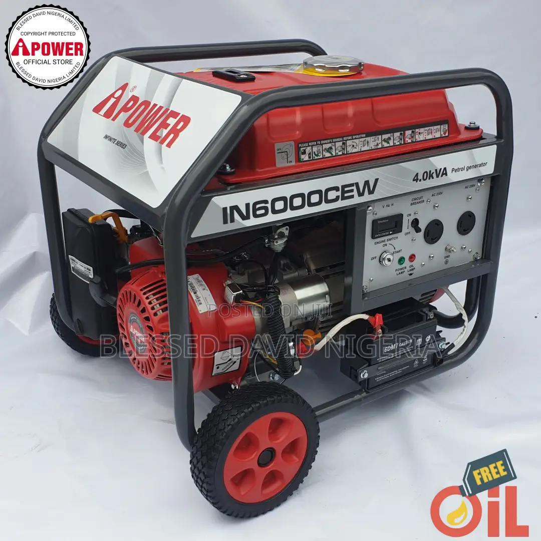 Aipower IN6000CEW, 4.0kva Key Starter Generator