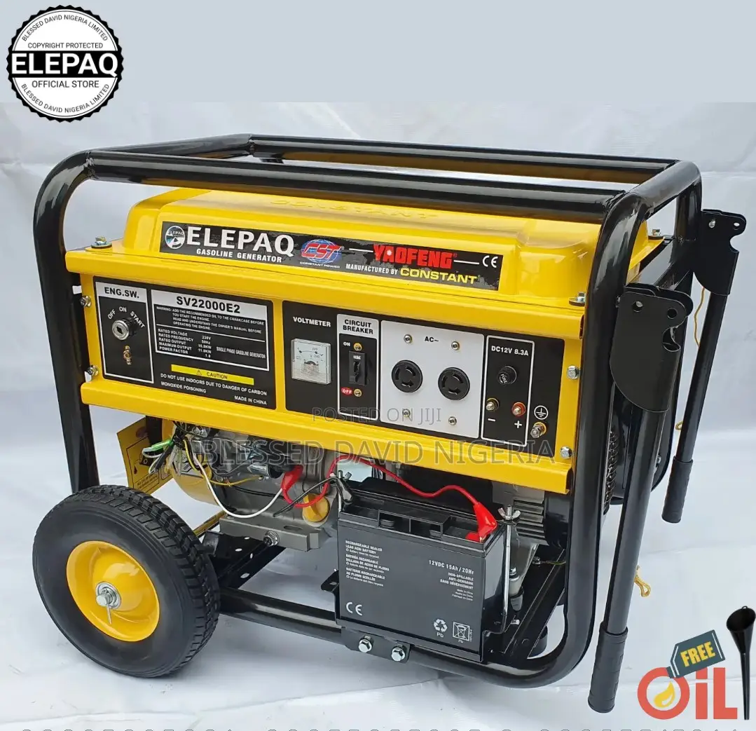 Elepaq Constant Sv22000e2, 12kva Generator With Remote Start