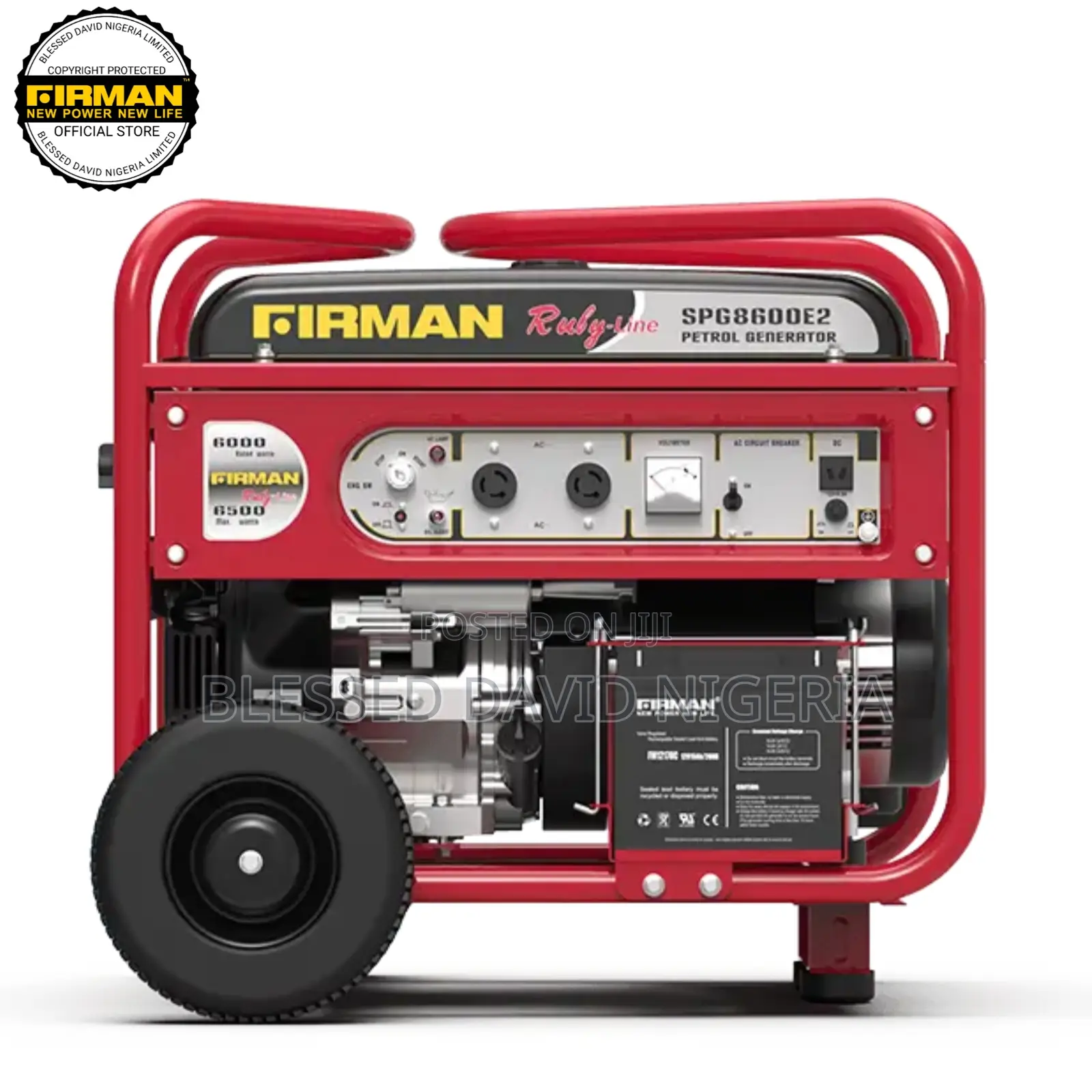 Firman Ruby-Line SPG8600E2, 7.5kva Remote Starter Generator