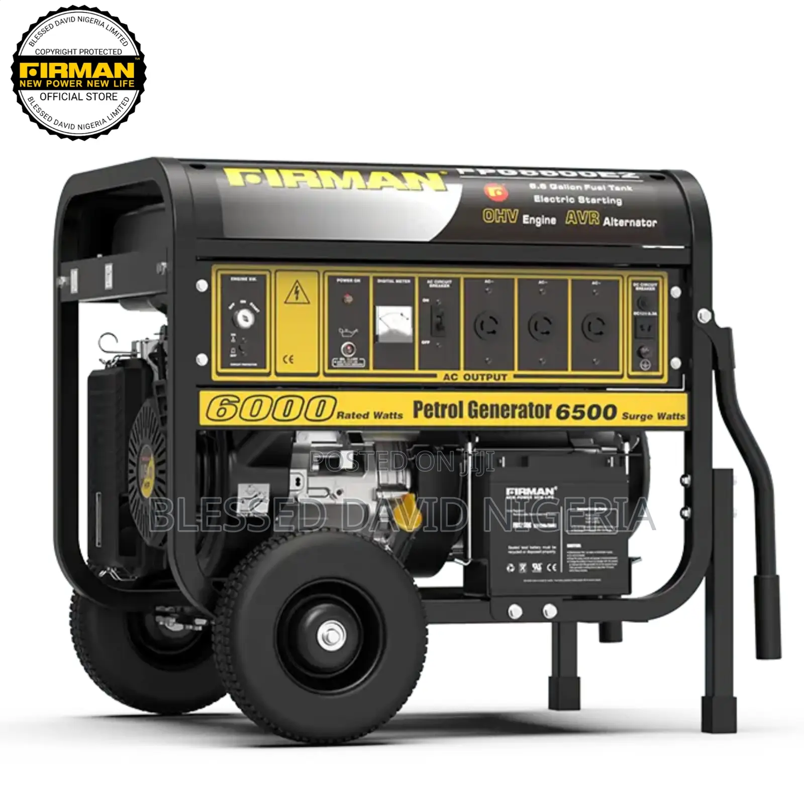 Firman FPG8800E2, 7.5kva Key Starter Generator