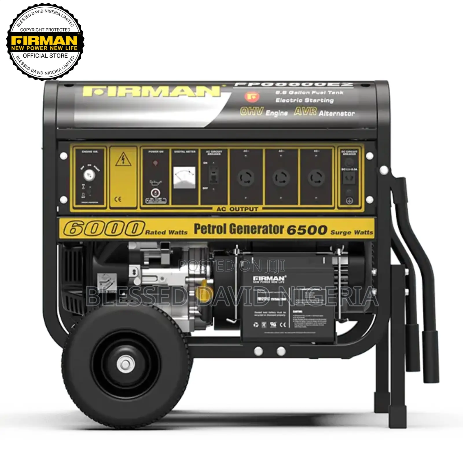 Firman FPG8800E2, 7.5kva Key Starter Generator