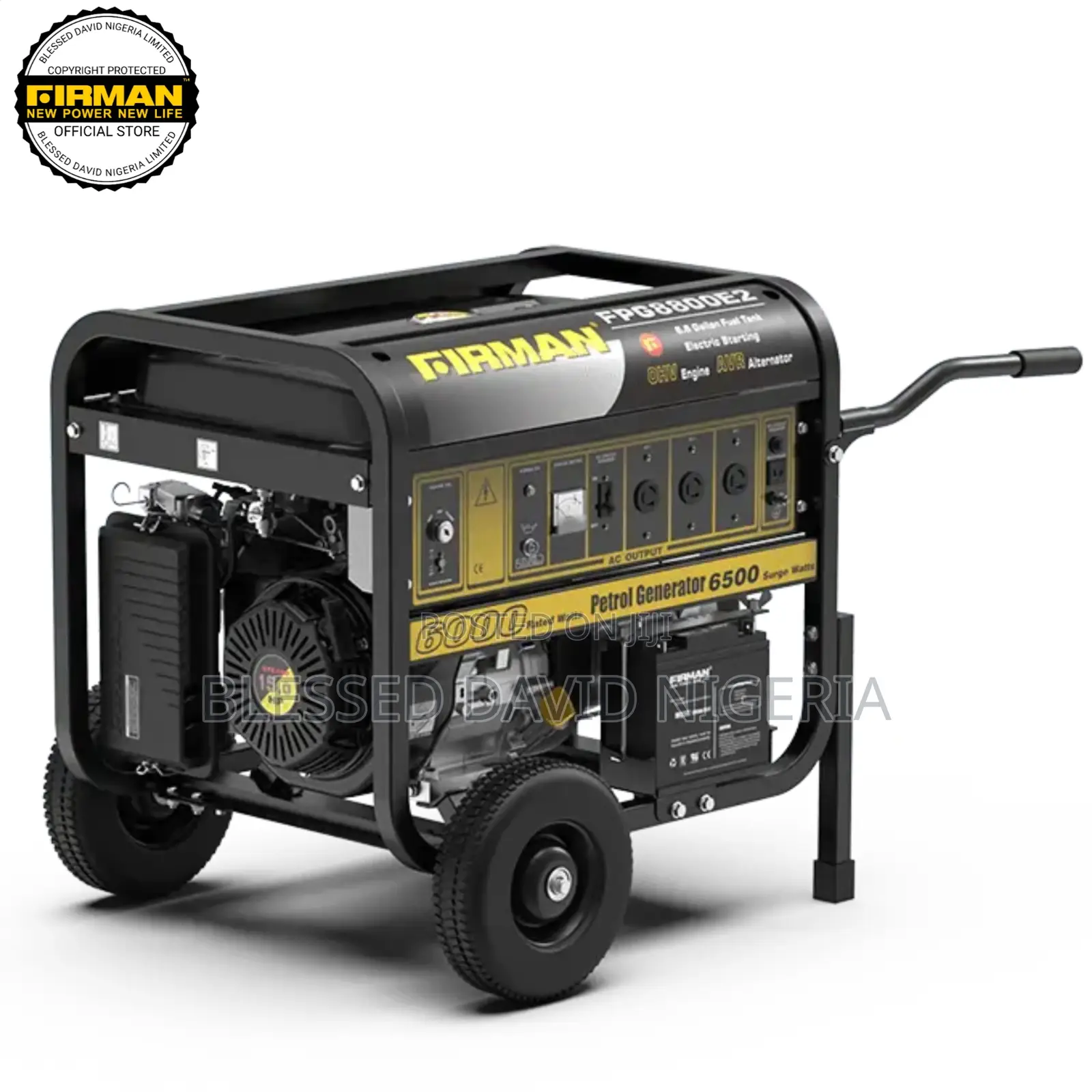 Firman FPG8800E2, 7.5kva Key Starter Generator