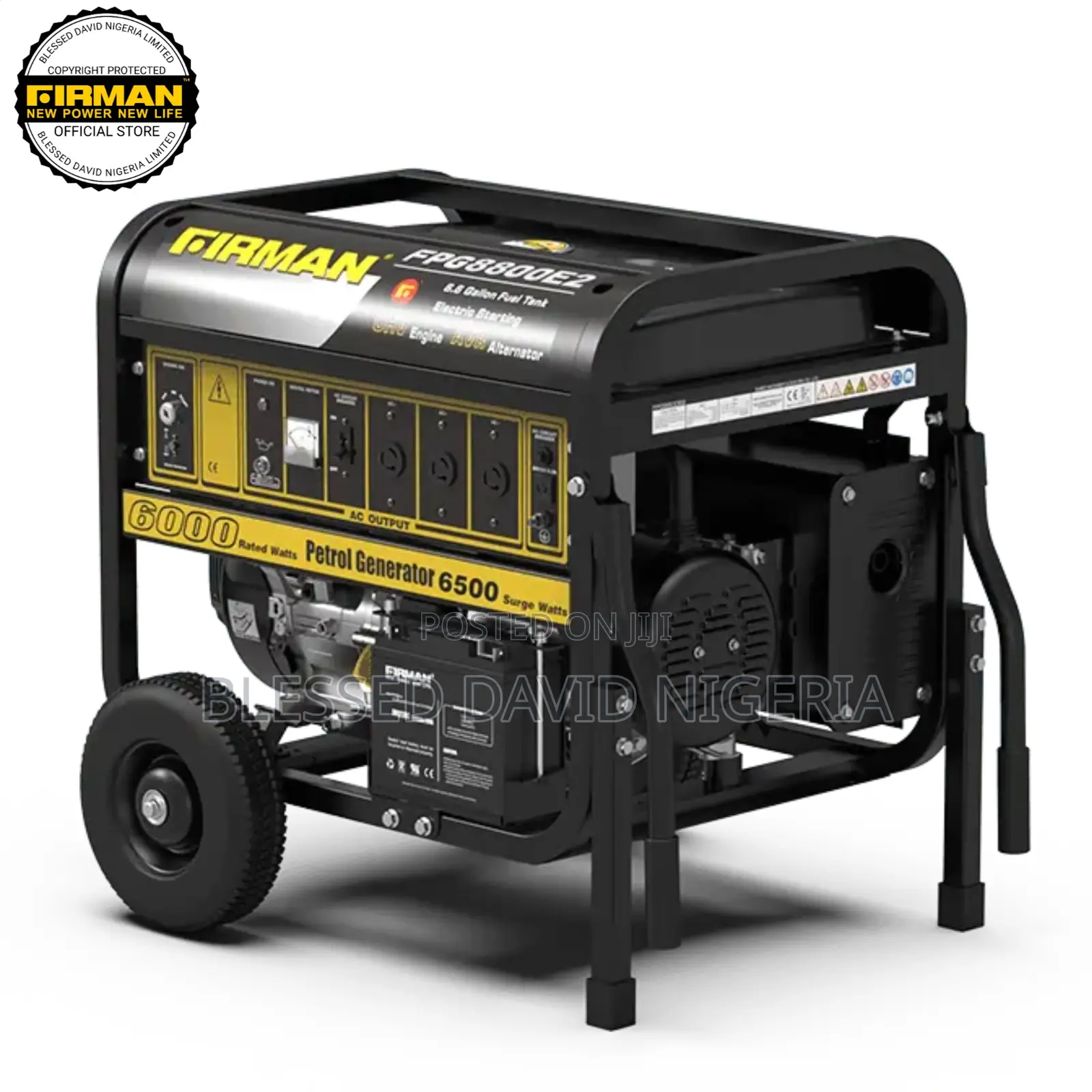 Firman FPG8800E2, 7.5kva Key Starter Generator