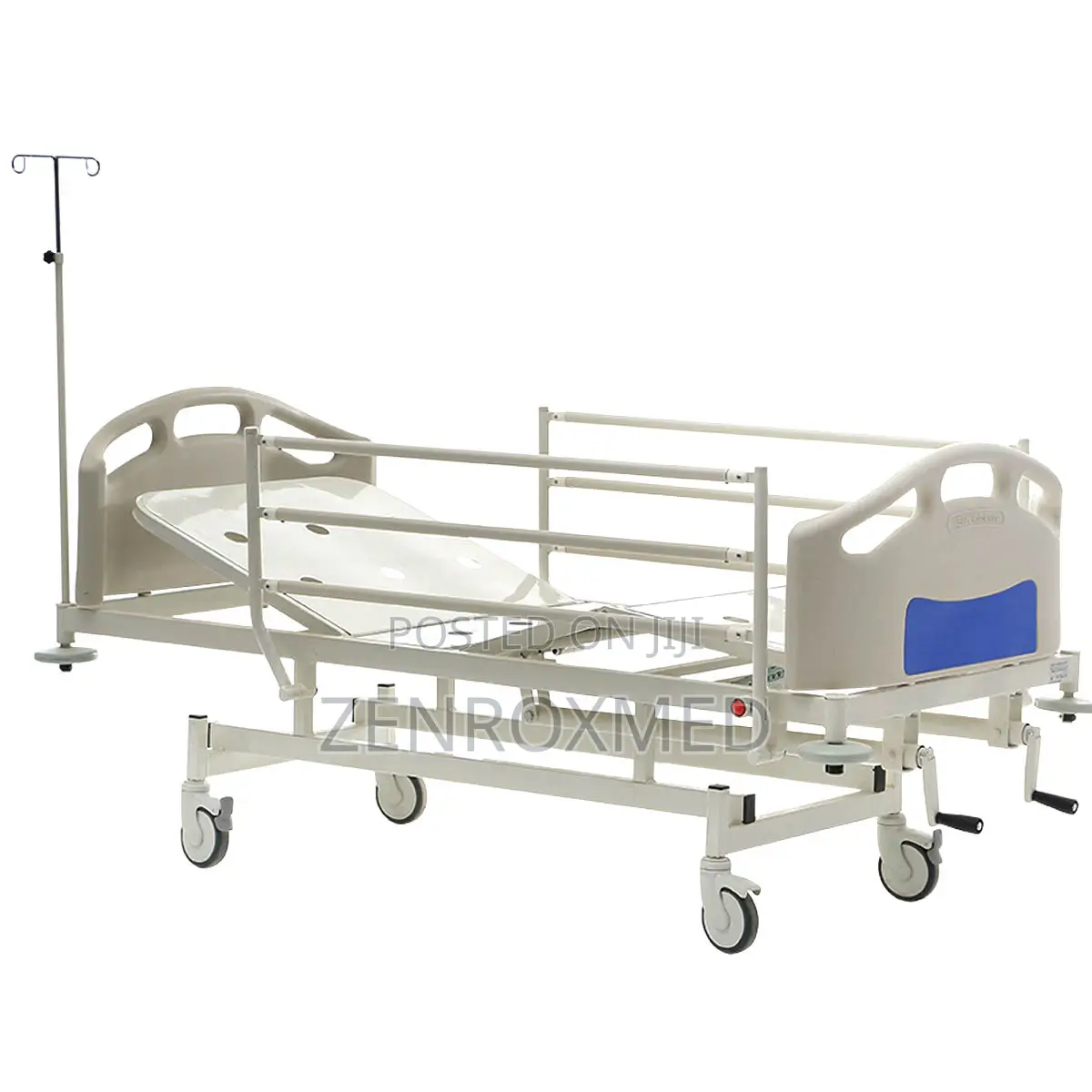 Mechanical Hospital Bed With 2 Adjustment
