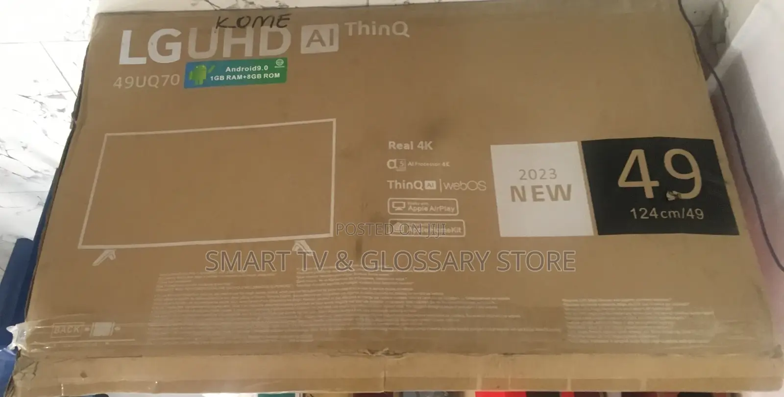 LG 49 Inches Android 9.0 1GB RAM+8GB ROM