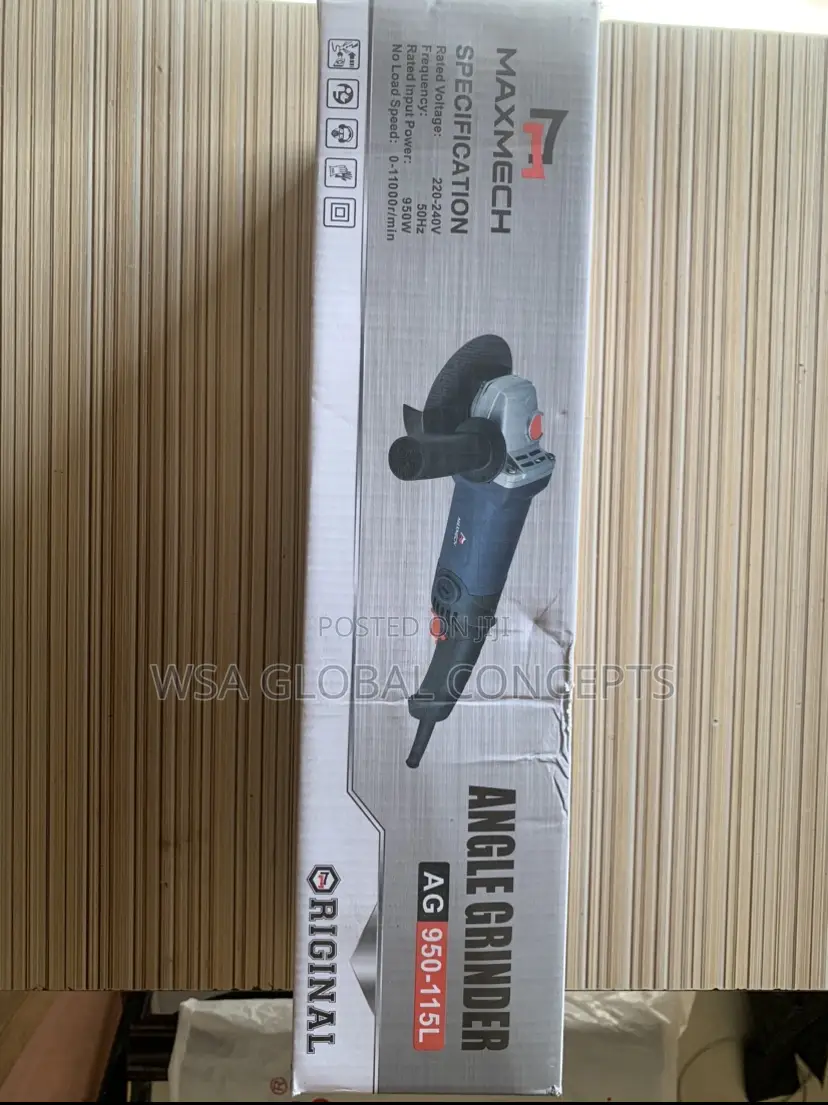 220-240 Volts Maxmech Angle Grinder