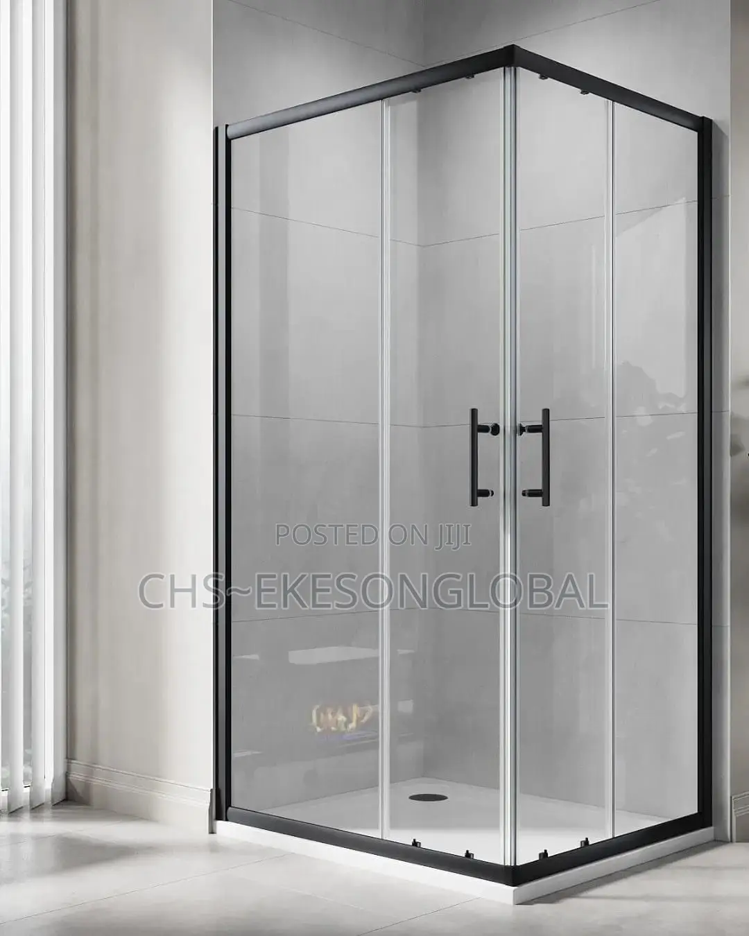 Bathroom Shower Cubicle Tempered Glass