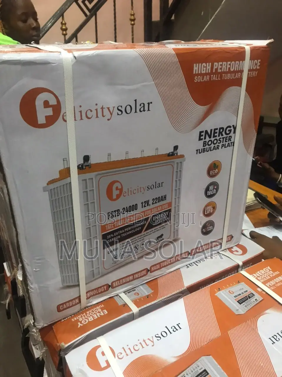 220ah 12v Felicity Tubular Battery