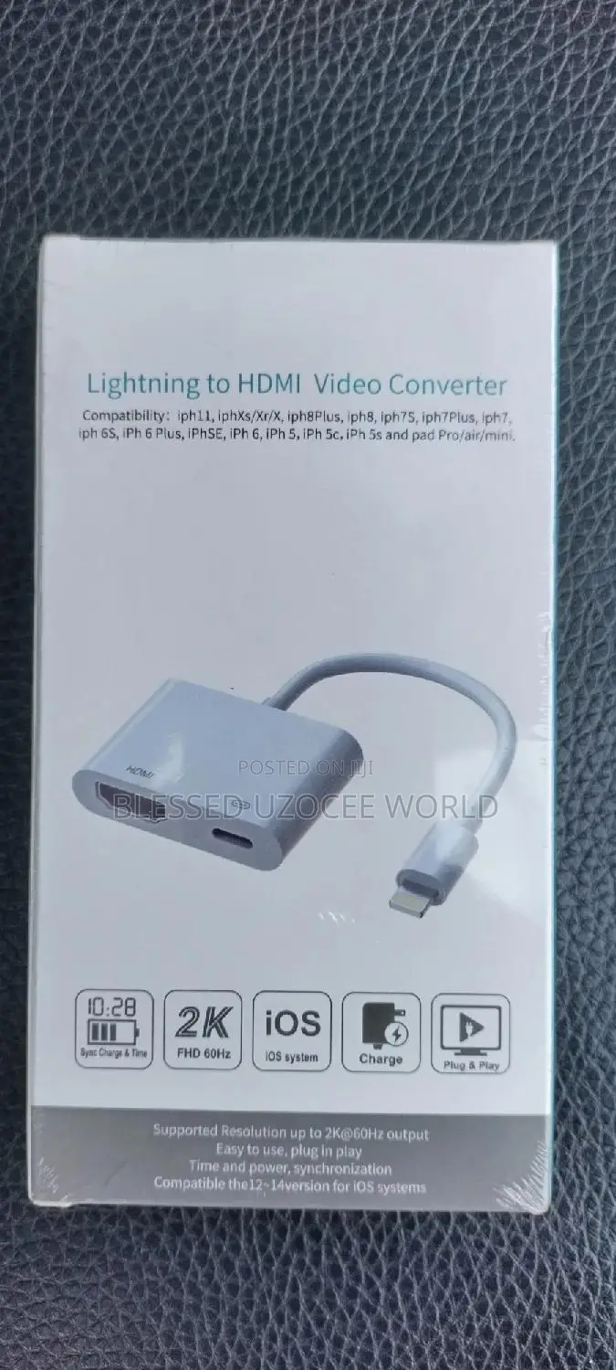 iPhone/Lightning to Hdmi Video Converter,For iPhone,iPad Etc