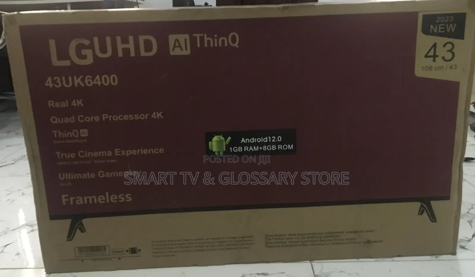 43 Inches Smart Tv With Bluetooth Wifi Hotspot
