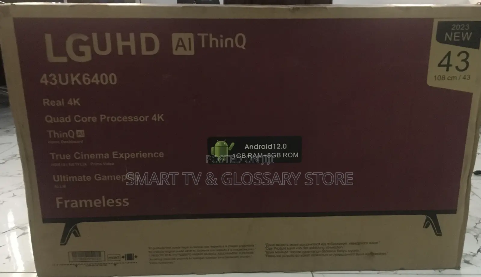 43 Inches Smart Tv With Bluetooth Wifi Hotspot