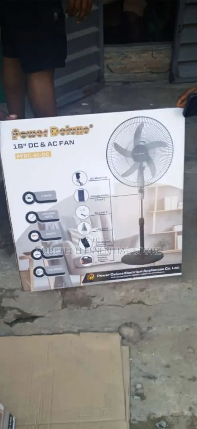 18" DC and AC Standing Fan