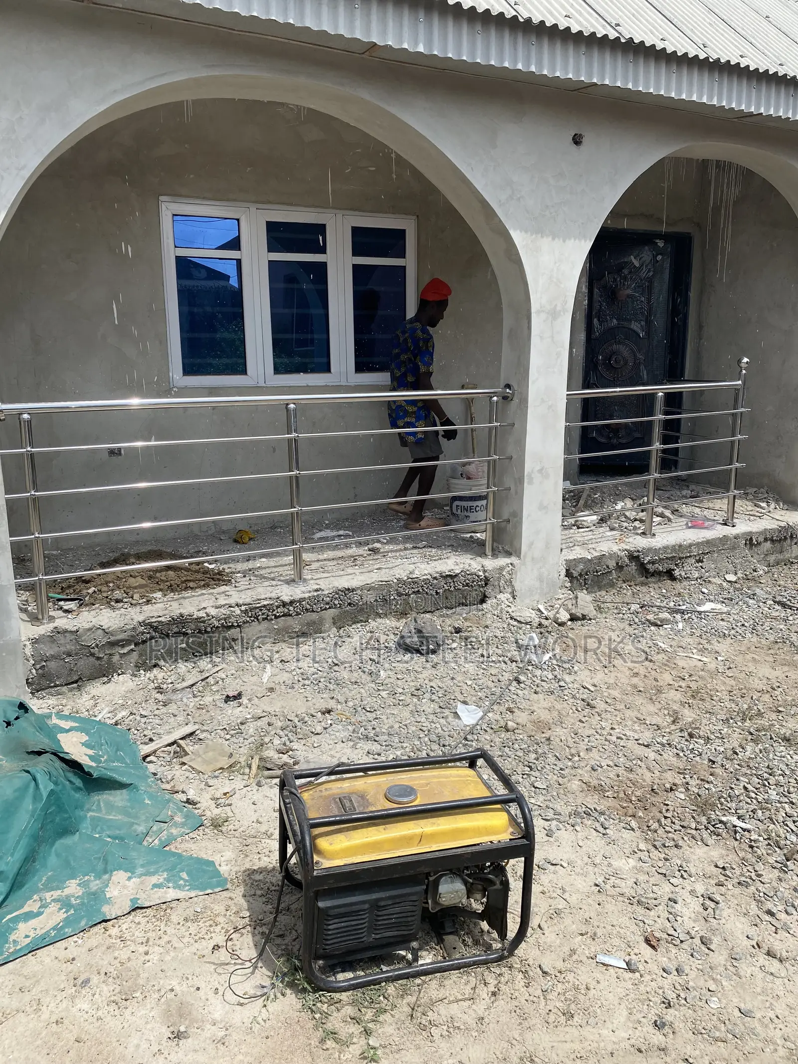 Steel Stainless Handrail in 4lins