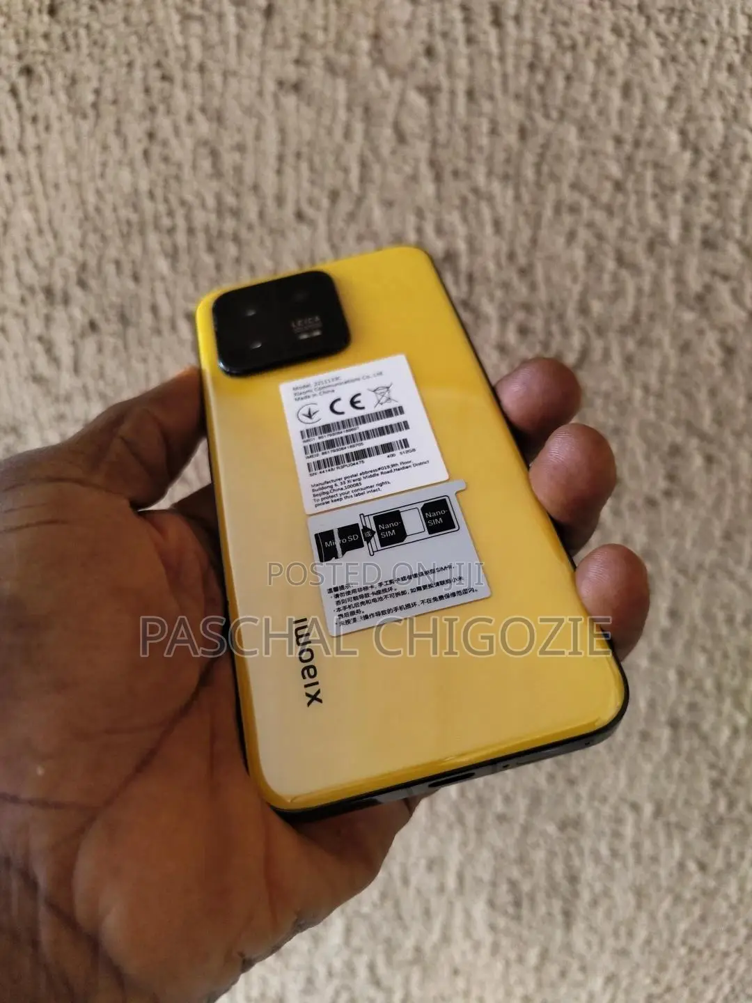 New Xiaomi 13 512 GB Yellow