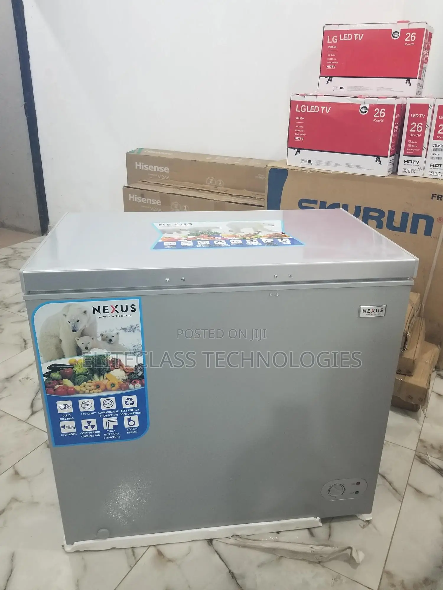 Nexus 200L Chest Freezer NX-265G(Reliable).