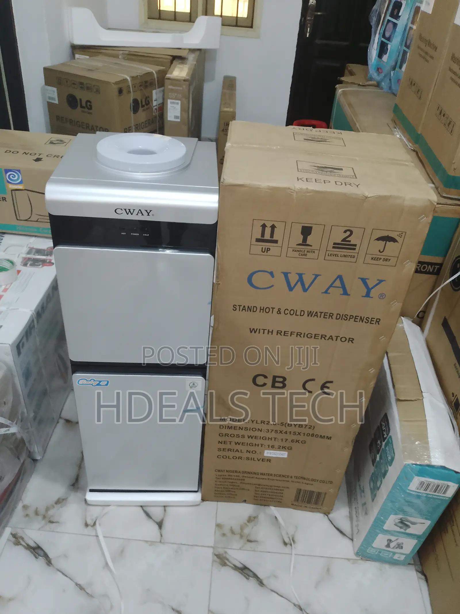 Seperate Cold and Hot CWAY Water Dispenser.