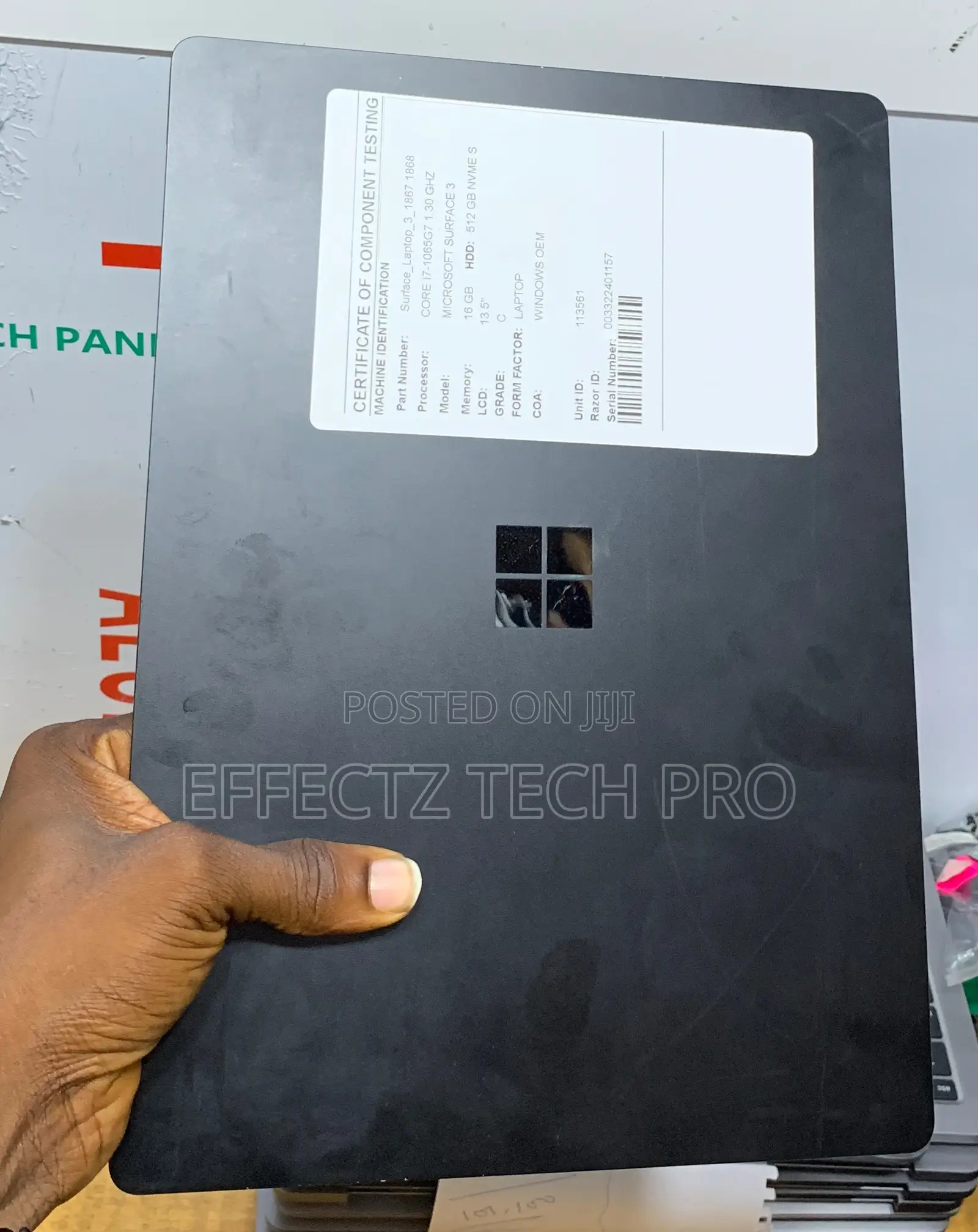 Laptop Microsoft Surface Laptop 3 16GB Intel Core I7 SSD 512GB