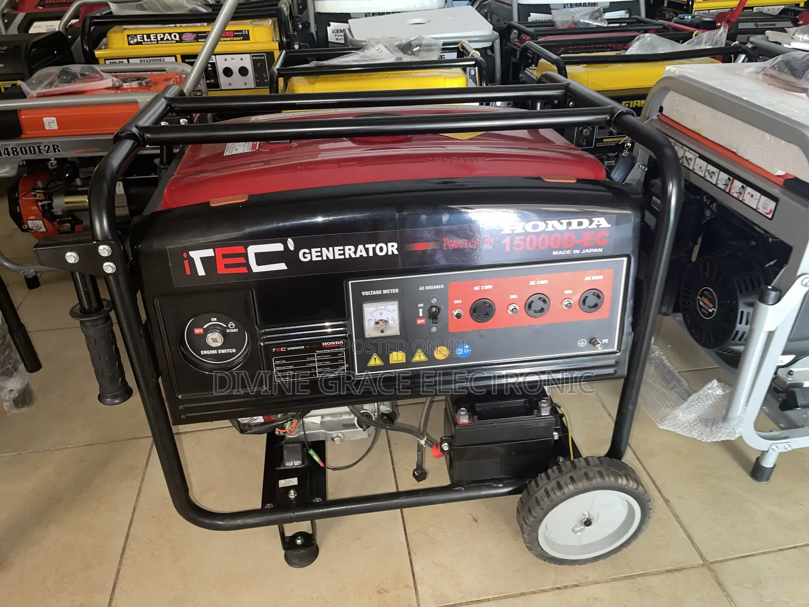 10kva Itec Honda Petrol Generator