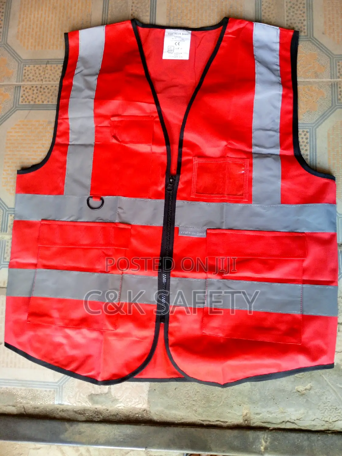 Reflective Jacket With Pockets