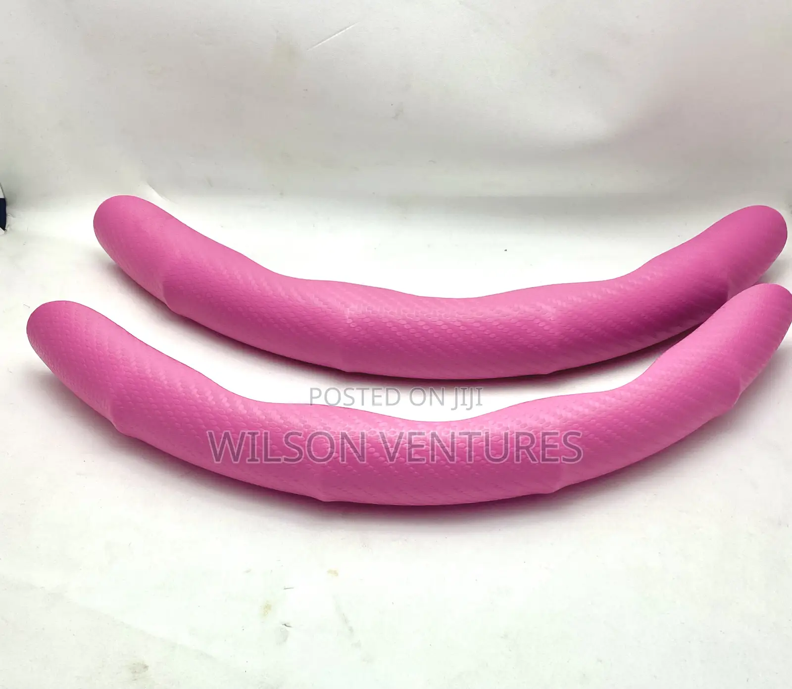 Pink Color Car Steering Grip