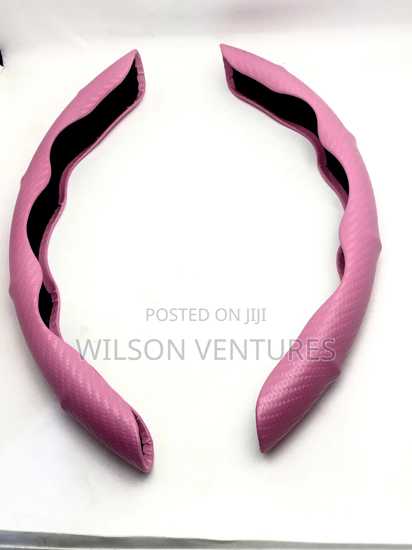 Pink Color Car Steering Grip