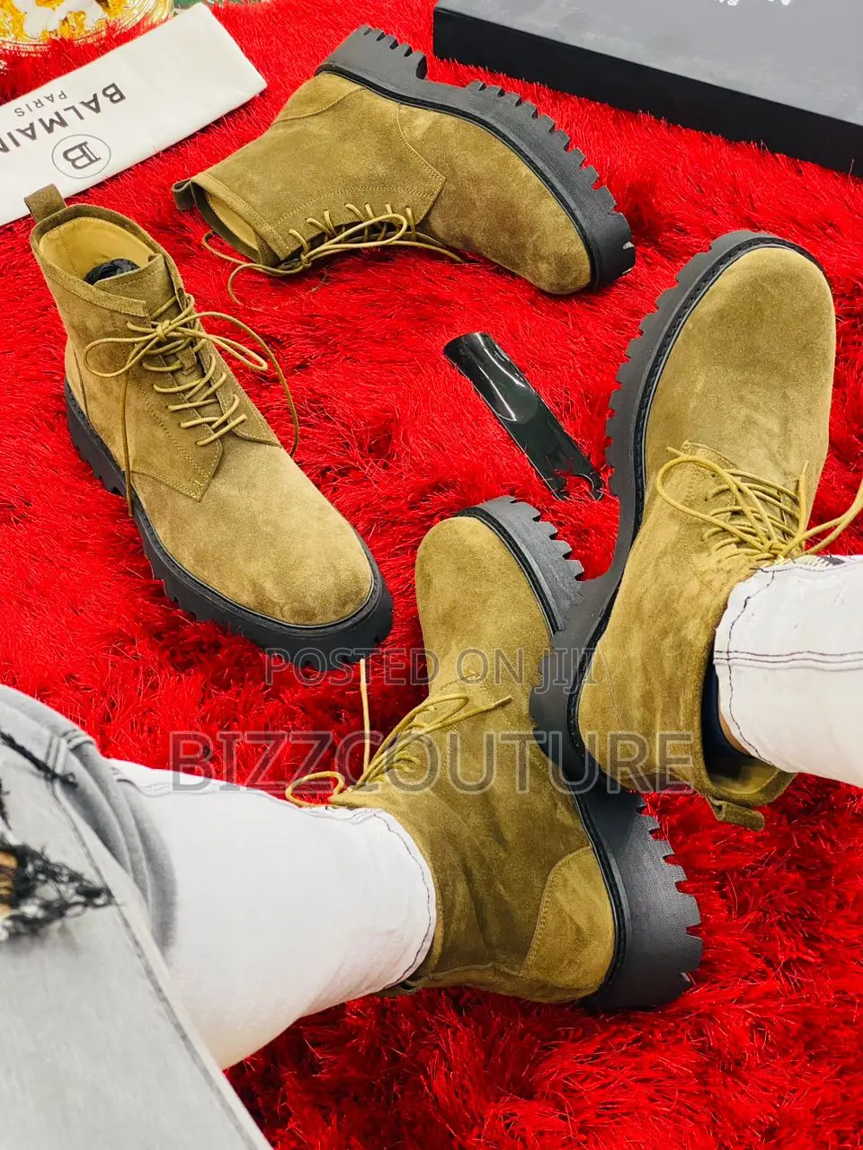 Original BALMAIN Boots Available in Store
