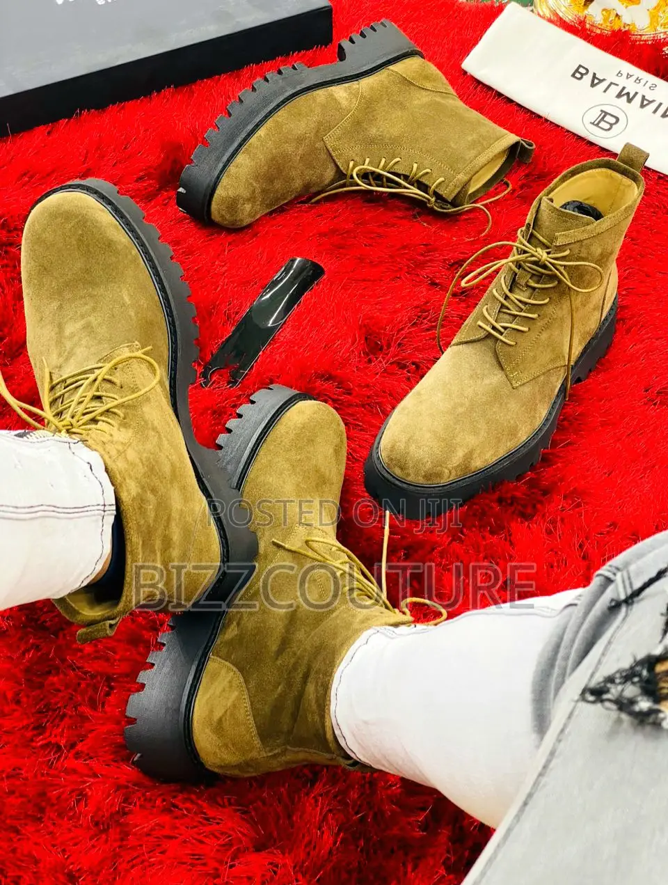 Original BALMAIN Boots Available in Store