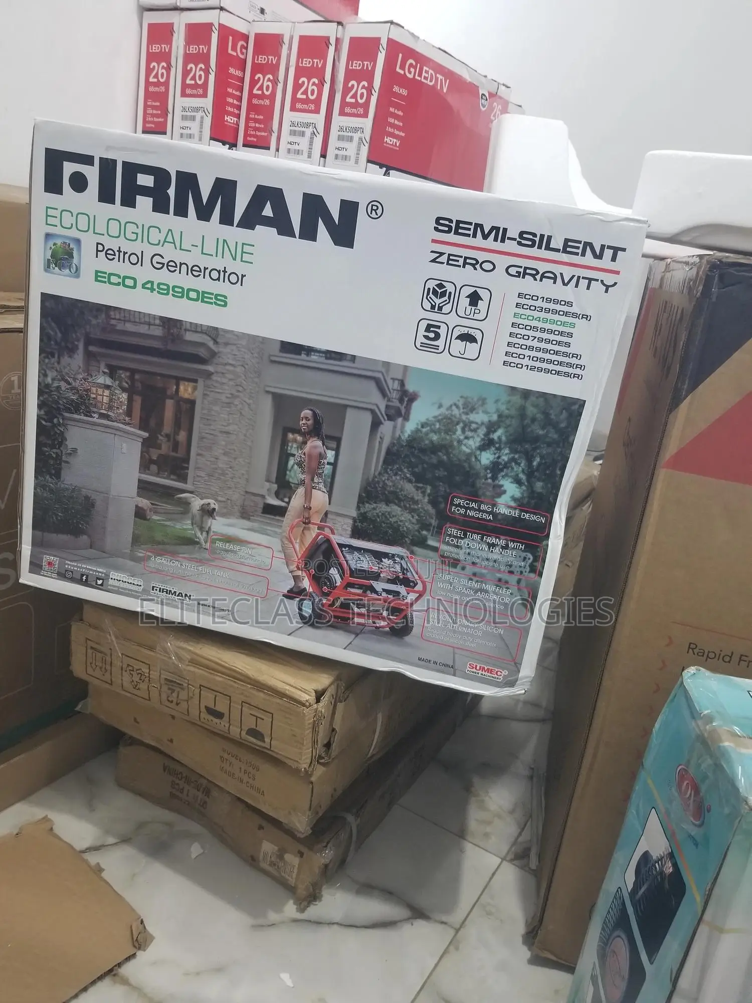 High Quality Sumec Firman Generator ECO 4990ES.