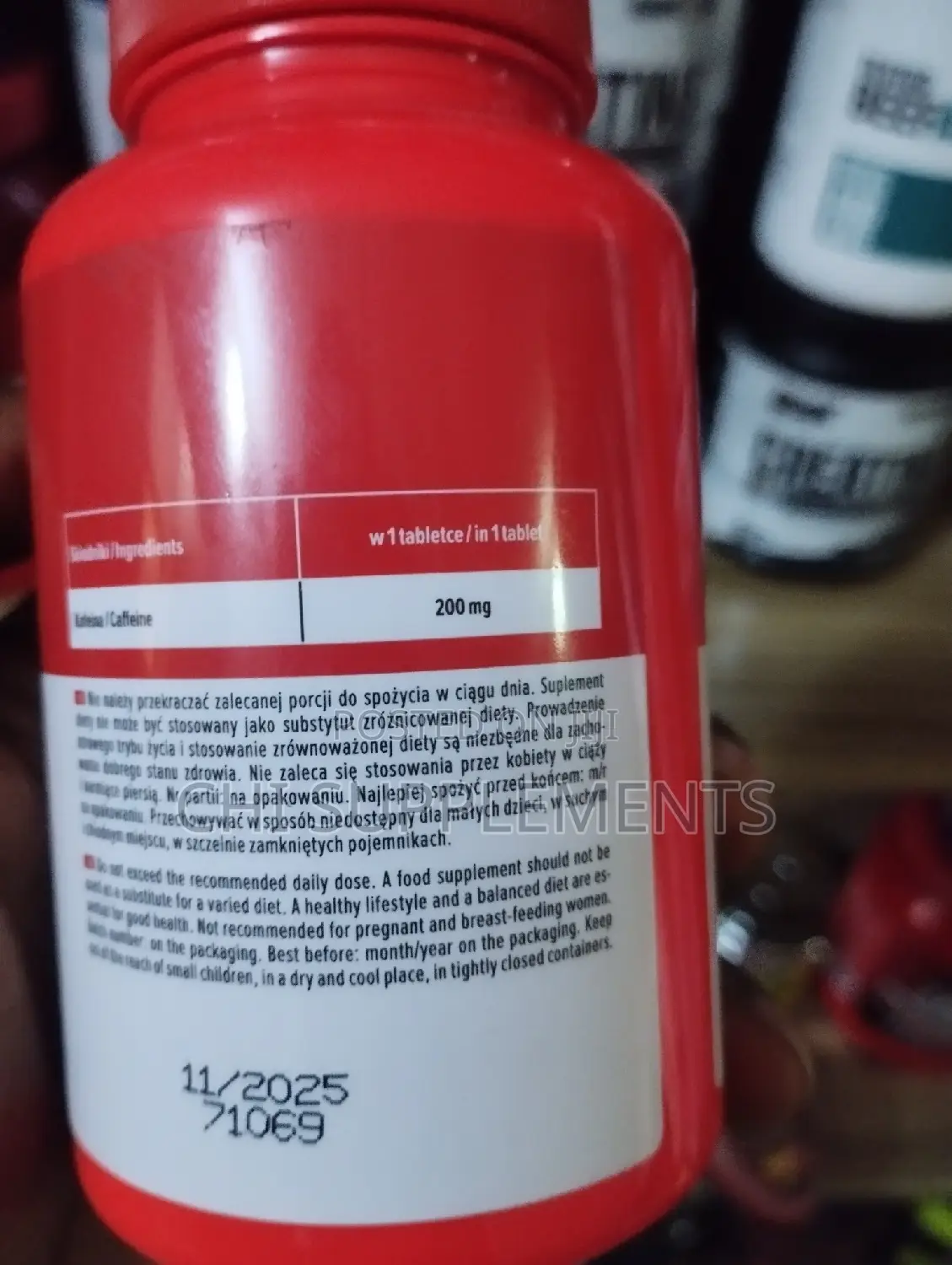 MP Sports Caffeine 200mg