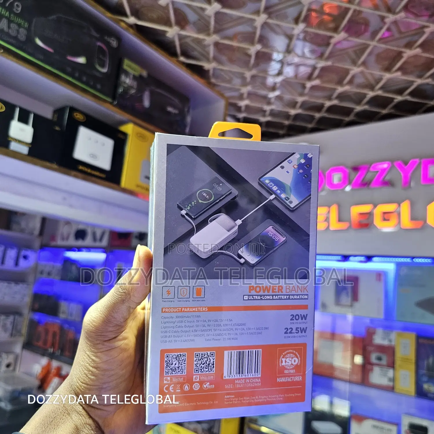 LDNIO PQ30 30000mah USB-C Fast Charging Power Bank