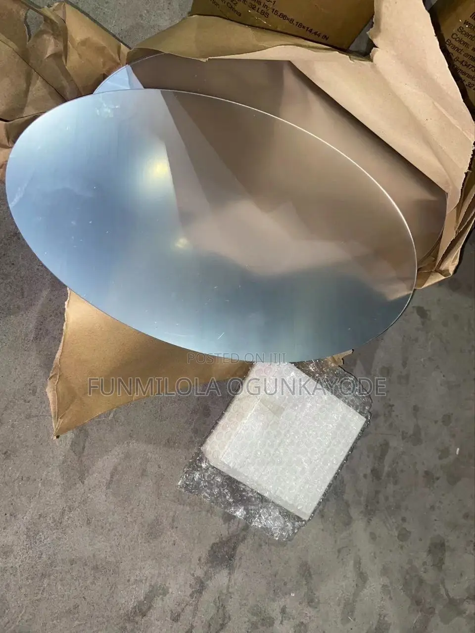 Oval Shape Sticker Mirror
