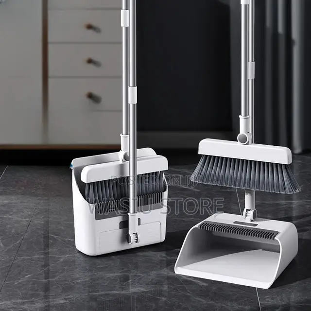Broom Dustpan Parker Set Household Cleaning Long Handle